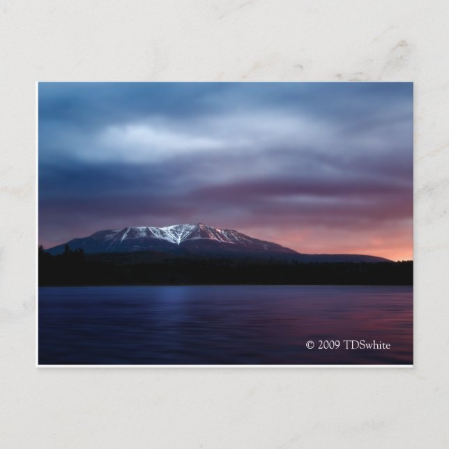 Mt. Katahdin Baxter State Park Maine Postcards (Front)