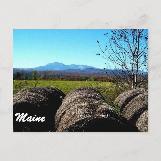 Mt. Katahdin, ME. Post Card (Front)