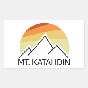 Mt. Katahdin Retro Sticker