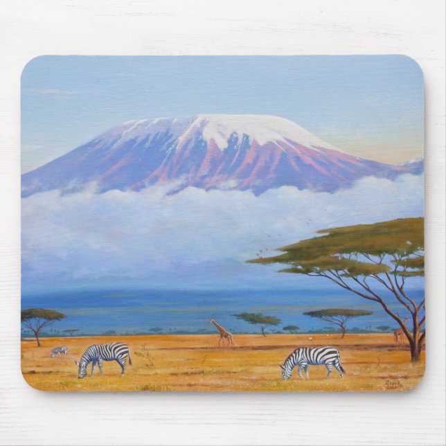 Mt. Kilimanjaro Mouse Pad (Front)