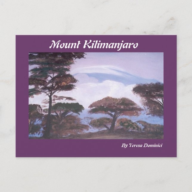 Mt. Kilimanjaro Postcard (Front)