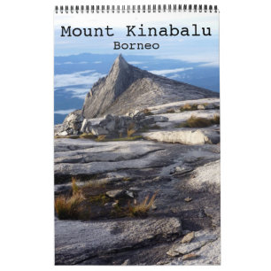 mt kinabalu borneo calendar