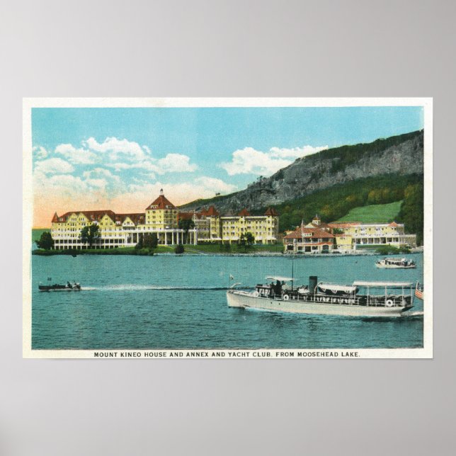 Mt Kineo House, Annex, and Yacht Club Poster (Front)