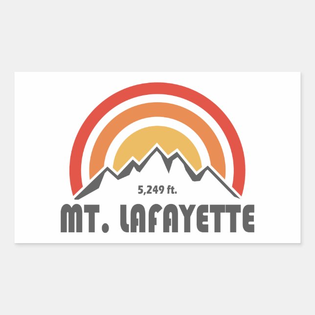 Mt. Lafayette New Hampshire Sticker (Front)