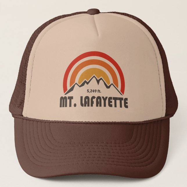 Mt. Lafayette New Hampshire Trucker Hat (Front)