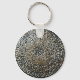 Mt. Lincoln Fourteener Benchmark Keychain