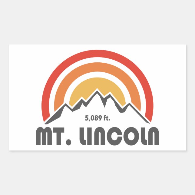 Mt. Lincoln New Hampshire Sticker (Front)