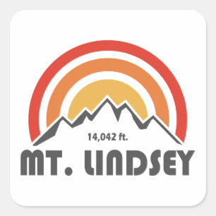 Mt. Lindsey Square Sticker