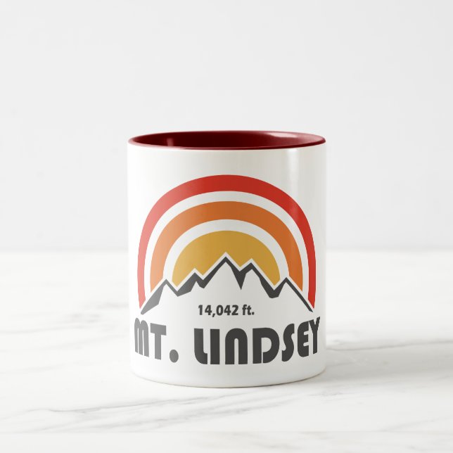 Mt. Lindsey Two-Tone Coffee Mug (Center)