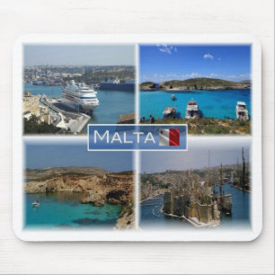 MT Malta - Valletta's maritime industrial zone - Mouse Pad
