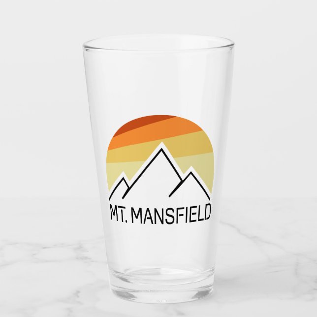 Mt. Mansfield Retro Glass (Front)