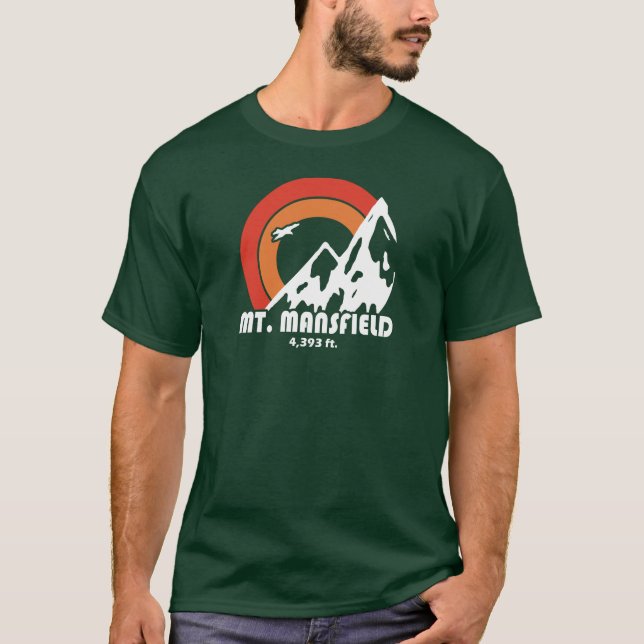 Mt. Mansfield Sun Eagle T-Shirt (Front)