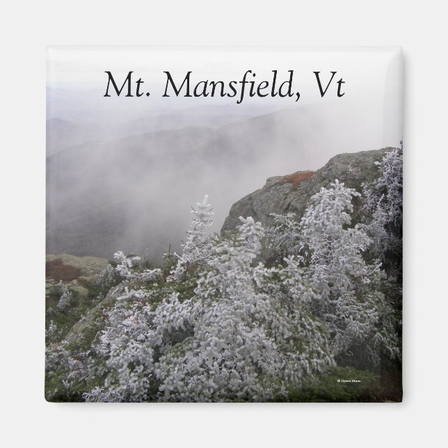 Mt. Mansfield, Vt Magnet (Front)