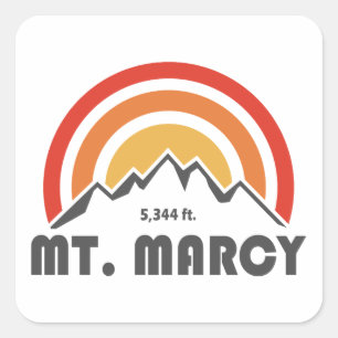 Mt. Marcy Square Sticker