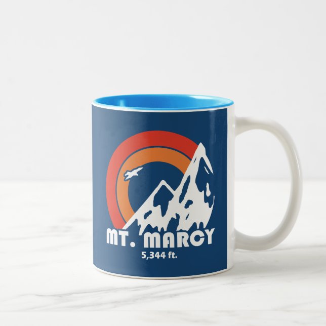 Mt. Marcy Sun Eagle Two-Tone Coffee Mug (Right)
