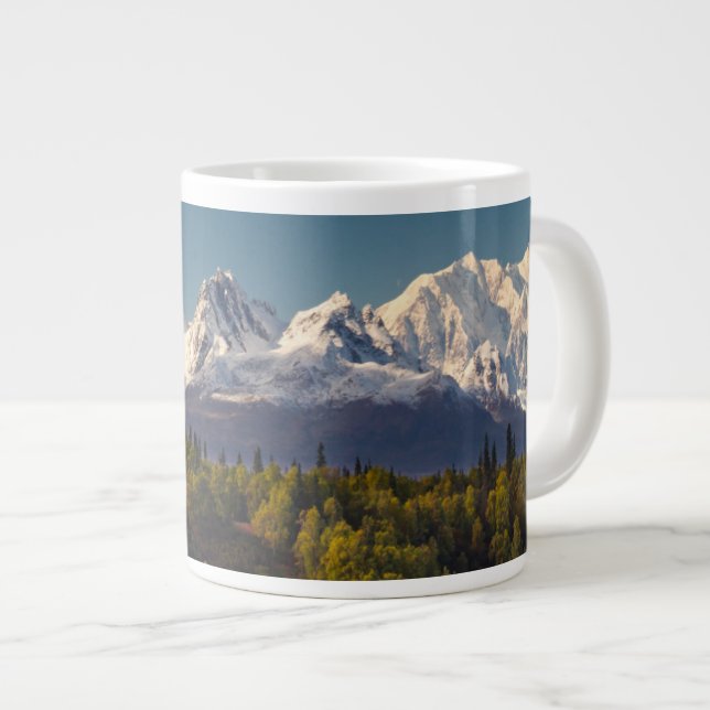 Mt. McKinley | Alaska Large Coffee Mug (Front Right)