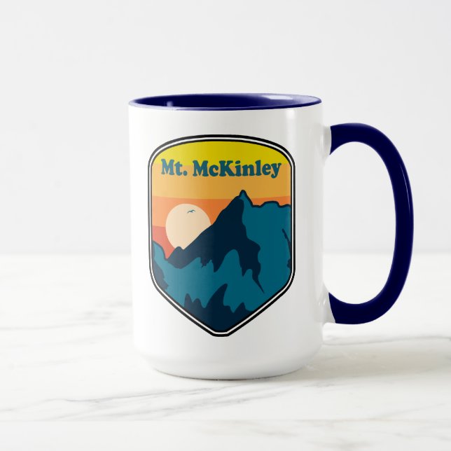 Mt. McKinley Alaska Sunrise Mug (Right)