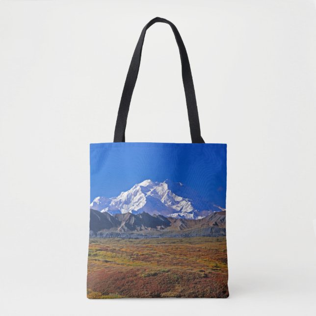 Mt . McKinley Denali National Park , Alaska Tote Bag (Front)