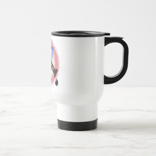MT MEDICAL TECHNOLOGIST Explosion Beaker Travel Mug (Right)