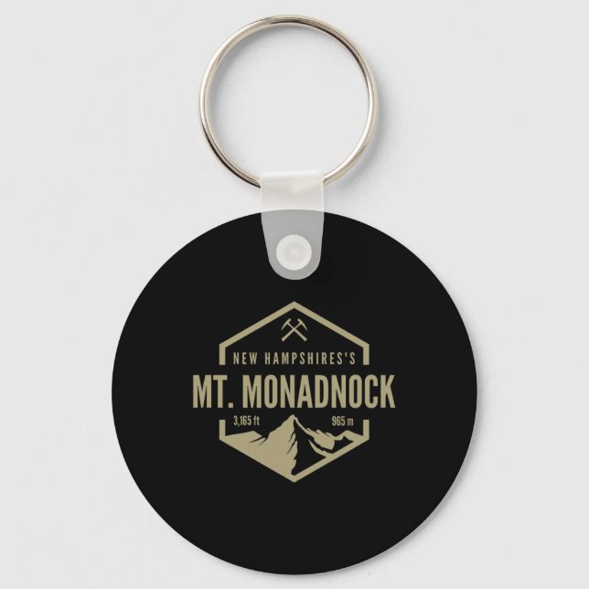 Mt. Monadnock Mountain Travel  Keychain (Front)