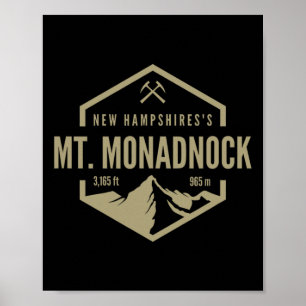Mt. Monadnock Mountain Travel Poster