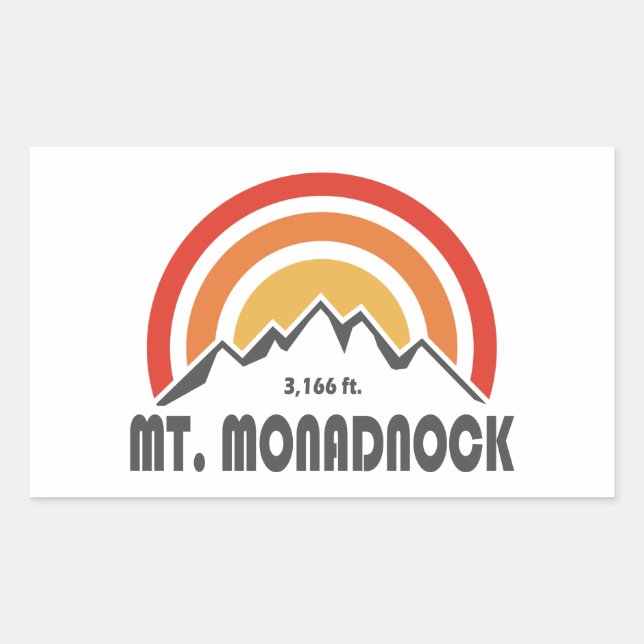Mt. Monadnock New Hampshire Sticker (Front)