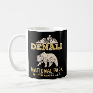 Mt Mount Denali National Park Alaska Bear Coffee Mug