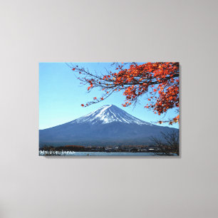 Mt. Mount Fuji Fujisan Japan Travel Landscape Canvas Print