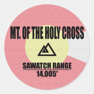 Mt. Of The Holy Cross Classic Round Sticker