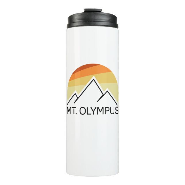 Mt. Olympus Washington Retro Thermal Tumbler (Front)