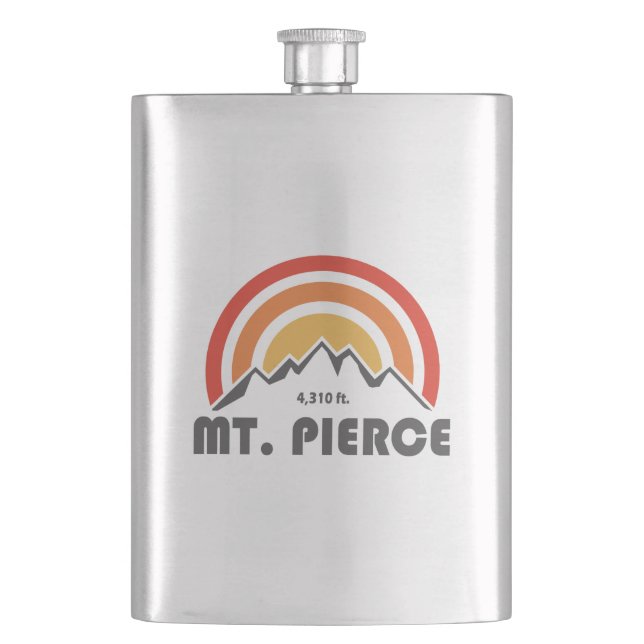 Mt. Pierce New Hampshire Hip Flask (Front)