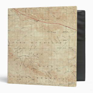 Mt Pinos quadrangle showing San Andreas Rift Binder