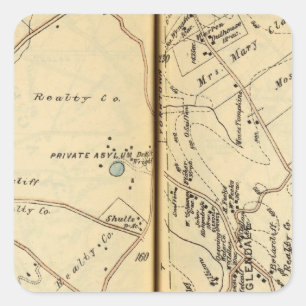 Mt. Pleasant, New York 2 Square Sticker