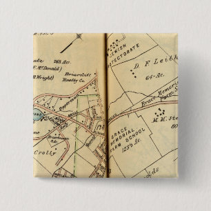 Mt. Pleasant, New York 3 2 Inch Square Button