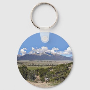 Mt Princeton and Arkansas River Valley Keychain