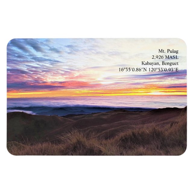 Mt. Pulag, Le terrain de jeu des dieux Ref Magnet (Horizontal)