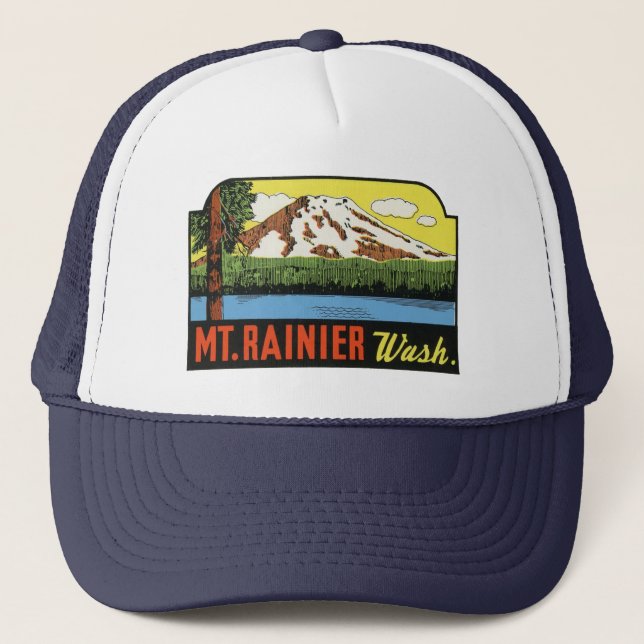 Mt. Rainer Washington Baseball Hat (Front)