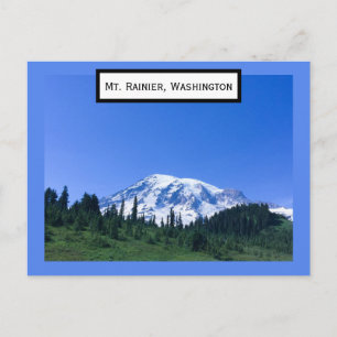 Mt. Rainer Washington Postcard