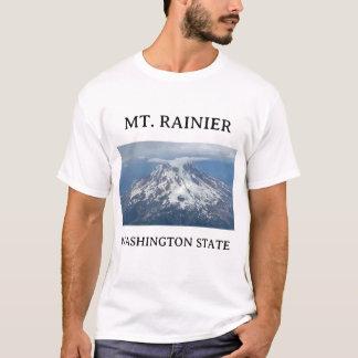 MT. Rainier Aerial Photo Stratus Cloud 2 T-Shirt