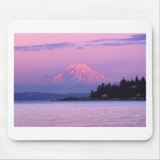 Mt. Rainier at Sunset, Washington State. Mouse Pad