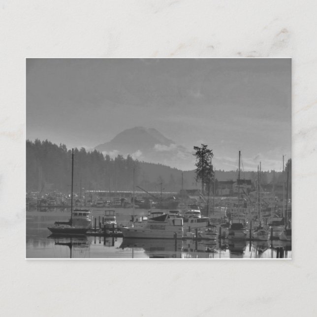 Mt. Rainier from Gig Harbor Postcard (Front)