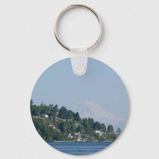 Mt. Rainier Keychain (Front)