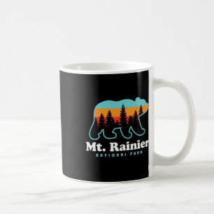 Mt Rainier National Park Hikes Washington Bear Coffee Mug
