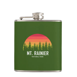 Mt. Rainier National Park Hip Flask