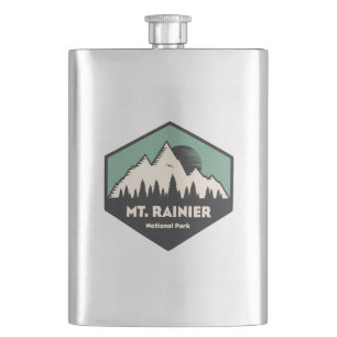 Mt. Rainier National Park Hip Flask