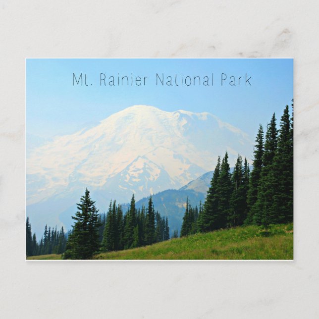 Mt Rainier National Park Postcard (Front)