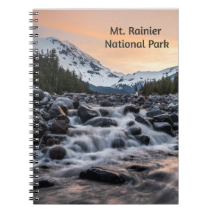 Mt. Rainier National Park Souvenir  Notebook
