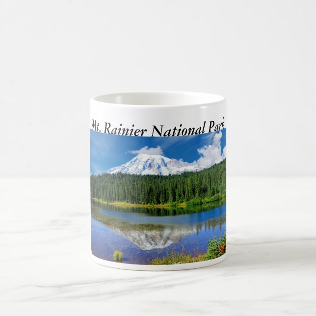 Mt. Rainier NP Mug de café (Centre)