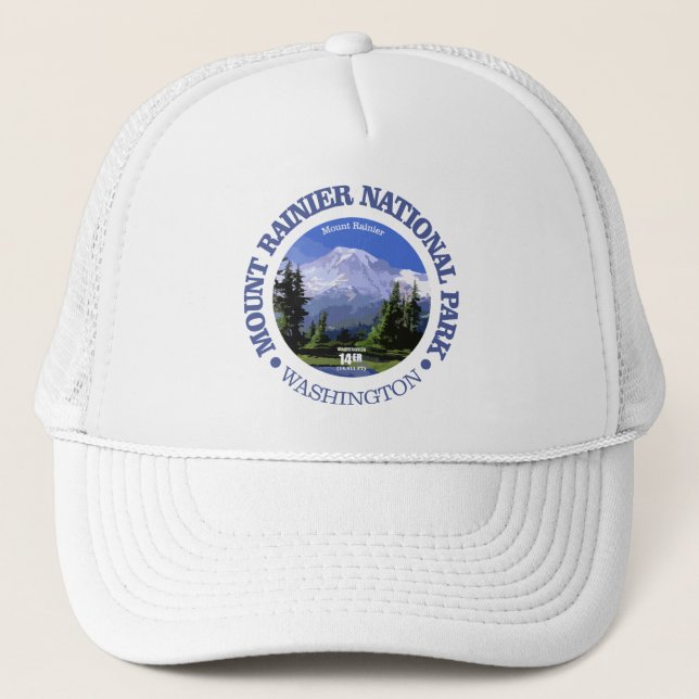 Mt Rainier NP Trucker Hat (Front)