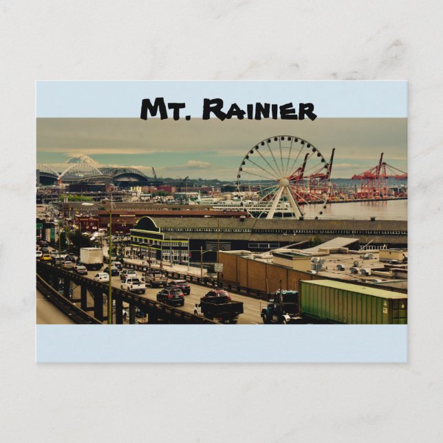 Mt. Rainier Postcard (Front)
